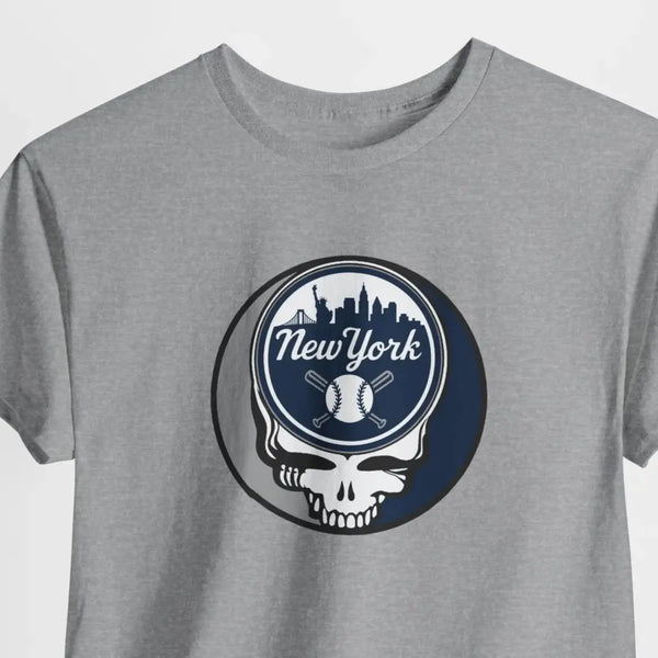 Grateful Dead - New York Yankees Classic Stealie Tshirt - StealieShop